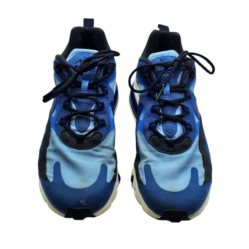 Nike Triple Blue Air Max 270 React Casual Sneakers - Picture 5 of 12